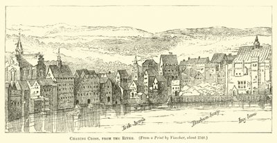 Charing Cross, vanaf de rivier door English School