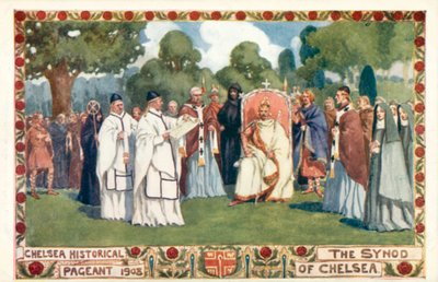 Chelsea Historische Optocht 1908, de Synode van Chelsea door English School