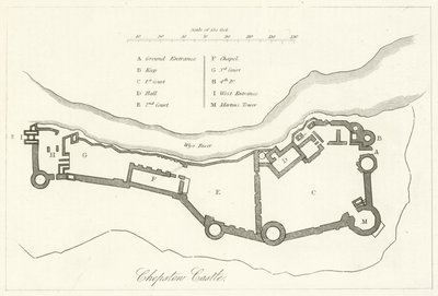 Chepstow Kasteel door English School
