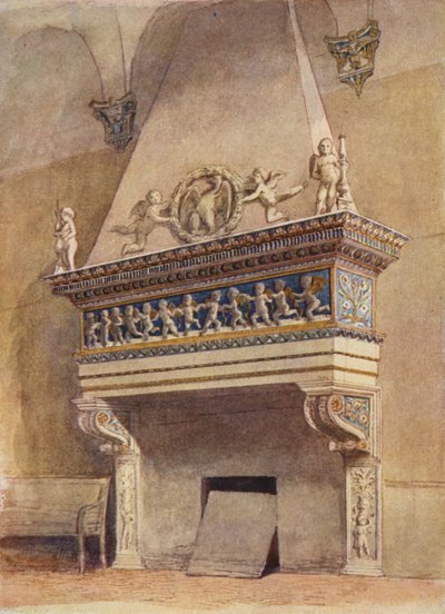 Schouw delle Agneli, Hertogelijk Paleis, Urbino, Italië door English School