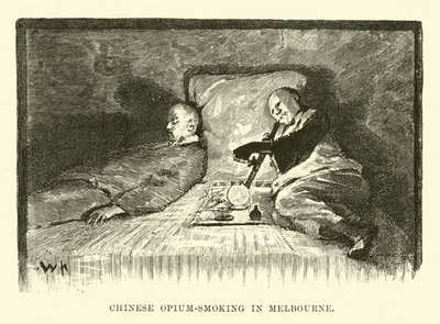 Chinese Opiumrook in Melbourne door English School