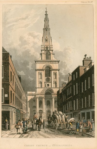 Christ Church, Spitalfields, Londen door English School