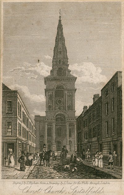 Christ Church, Spitalfields, Londen door English School