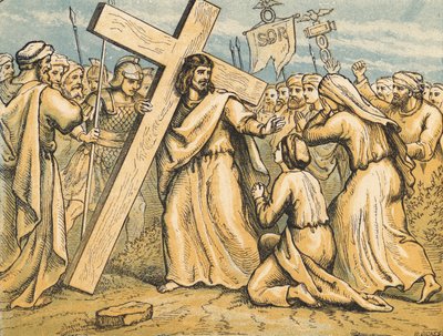 Christus draagt zijn kruis door English School