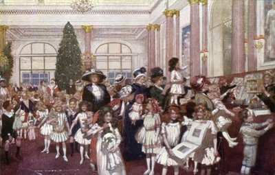 Kerstfestiviteiten voor kinderen, Savoy Hotel door English School