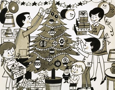 Kerstboom door English School