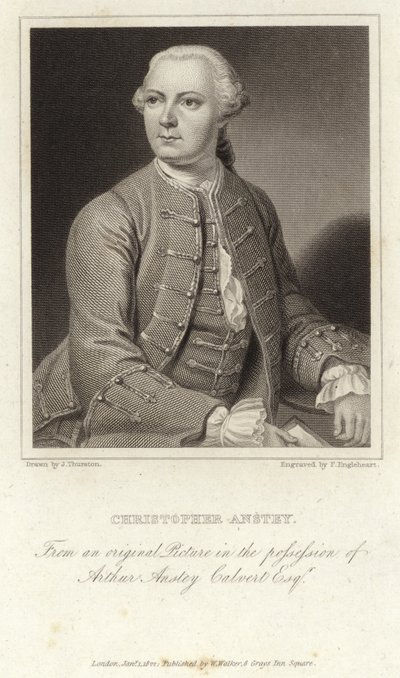 Christopher Anstey - Engelse schrijver en dichter (1724-1805) door English School