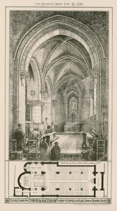Kerk van St Chad, Haggerston door English School
