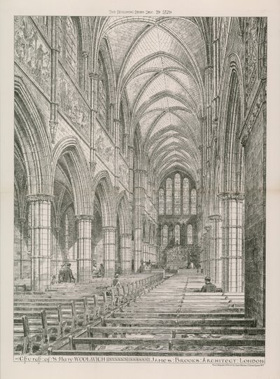 Kerk van St. Mary in Woolwich door English School