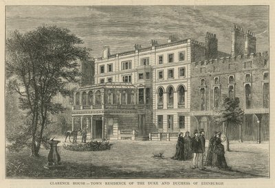 Clarence House, stadsresidentie van de Hertog en Hertogin van Edinburgh door English School