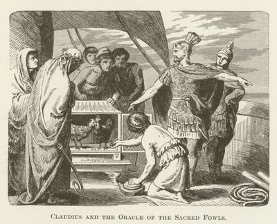 Claudius en het orakel van de heilige vogels door English School