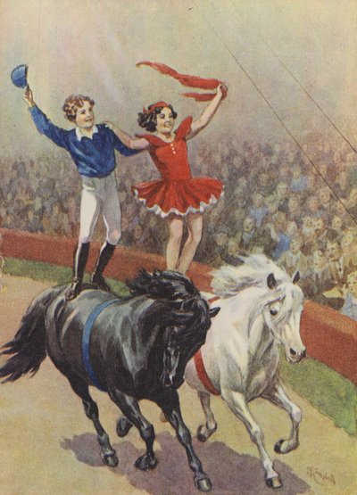 Slimme kinderen, geboren en getogen in het circus door English School
