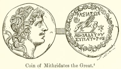 Munt van Mithridates de Grote door English School
