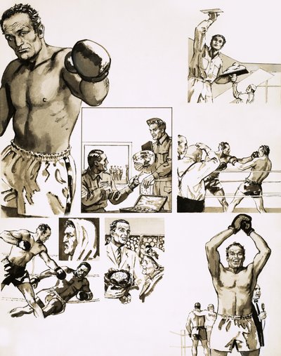 Stripbiografie van Henry Cooper door English School