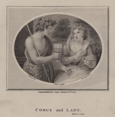 Comus en Lady door English School