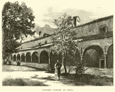 Kloostertuin in Pesio door English School