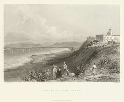 Klooster van de berg Karmel, 1837 door English School