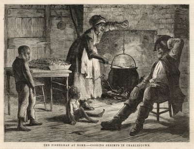 Garnalen koken in Charlestown door English School