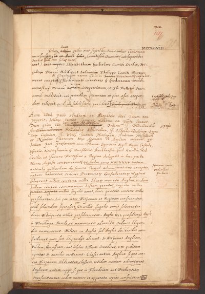 Katoen MS Faustina F III, f. 107r door English School