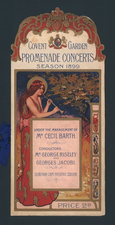 Covent Garden, Promenade Concerten, seizoen 1899 door English School