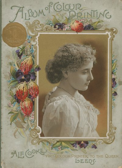 Omslag van Album van Kleurendruk door Alf Cooke, Kunstkleurdrukker voor de Koningin door English School