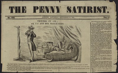 Omslag van The Penny Satirist door English School