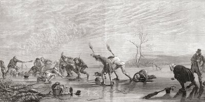 Curling in de 19e eeuw, uit 