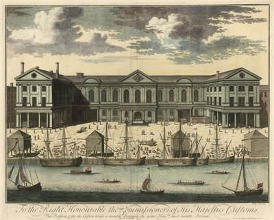 Douanehuis, Londen door English School