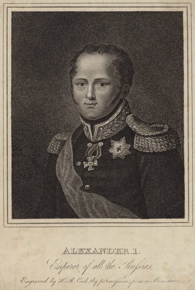 Tsaar Alexander I van Rusland door English School
