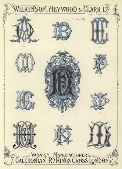DA, DB, DC, DD, DE, DF, DG, DJ, DH, DK, DL door English School