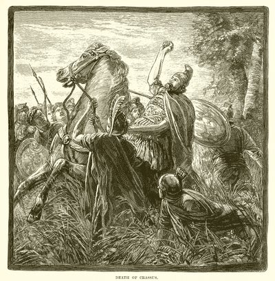 De dood van Crassus door English School