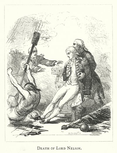 Dood van Lord Nelson door English School