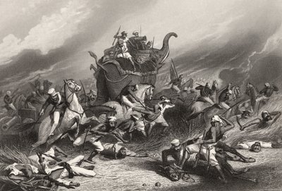 Nederlaag van het leger van de Peishwa
