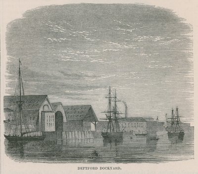 Deptford Scheepswerf door English School
