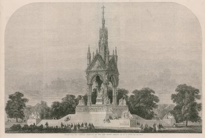 Ontwerp voor het Nationale Monument van de overleden Prins-Gemaal door English School