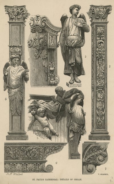 Detail van orgel in St Paul