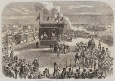 Verzending van de Mahmal, of Heilige Tapijt, van Caïro naar Mekka door English School