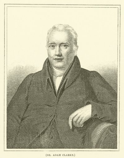 Dr. Adam Clarke (gravure) door English School