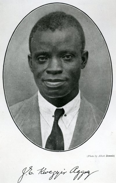Dr. James Emmanuel Kwegyir Aggrey (1875-1927) door English School