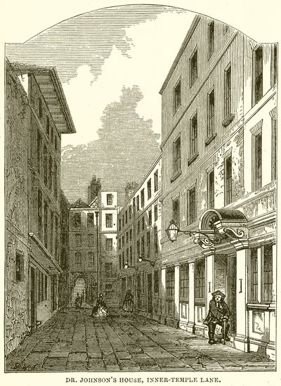 Dr. Johnsons huis, Inner-Temple Lane door English School