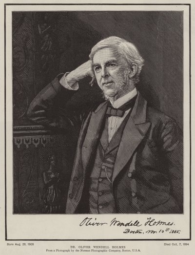 Dr. Oliver Wendell Holmes door English School
