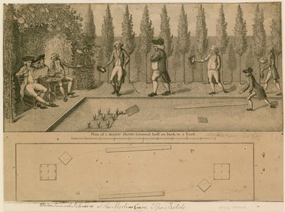 Dr Samuel Johnson in de Merlins Cave, Spa Fields door English School