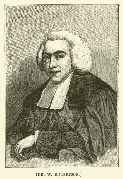 Dr W Robertson (gravure) door English School