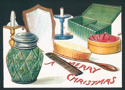 Inhoud van Kaptafel, Kerstkaart door English School
