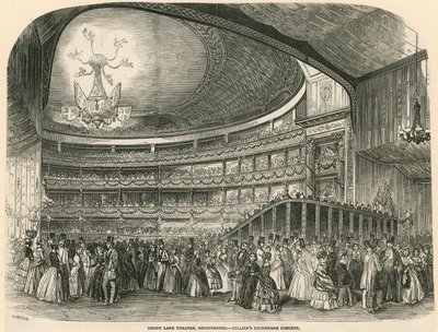 Drury Lane Theatre opnieuw ingericht - Julliens Promenade Concert door English School