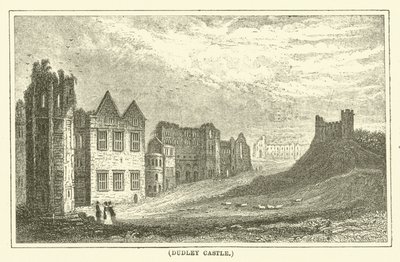 Kasteel Dudley (gravure) door English School