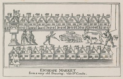 Eastcheap, circa 1598 door English School