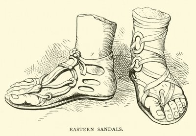 Oosterse sandalen door English School