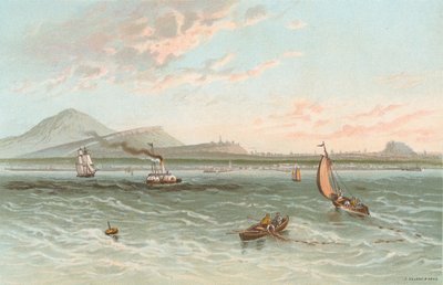 Edinburgh vanaf de Firth of Forth door English School