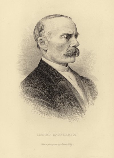 Edward Saunderson door English School